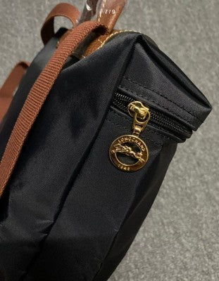 see description 5colors Longchamp Le Pliage M size Backpack Leather Zipper bag