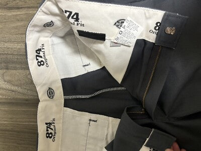 Dickies 874 Original Fit Blue Chino Workwear half Pants Mens Size 32x30 vintage