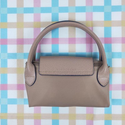 Longchamp Le Pliage S  Tote Bag Handbag collapsible Outlet Light brown NEW