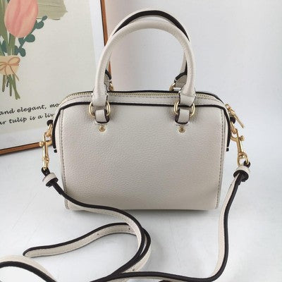 COACH MINI Rowan Satchel Dancing Kitten Cat Print Crossbody Bag Chalk New CD445