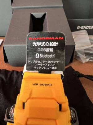 NEW Casio G-SHOCK MASTER OF G Rangeman GPR-H1000-9JR Men's Watch w/Box