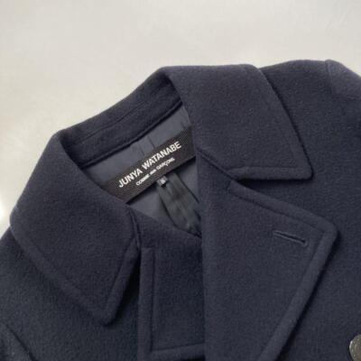 [Good Condition] JUNYA WATANABE COMME des GARCONS P Coat  AD2010 Navy Size S