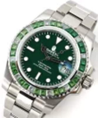 A BATHING APE wristwatch TYPE 1 BAPEX CRYSTAL STONE JT8081_1J70187012 Green