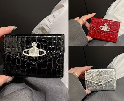 see description 3colors Vivienne Westwood  small wallet Folding Wallet