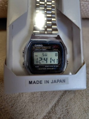 CASIO A159WA-N1JH Digital Watch Silver Japan Domestic Model New Unused
