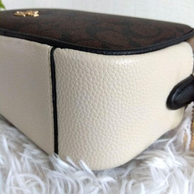 COACH Jes Crossbody In Blocked Signature Canvas Shoulder bag C1767 outlet New