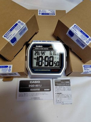 NEW CASIO WAVE CEPTOR A158WA electric wave alarm clock DQD-851J-8JF Japan