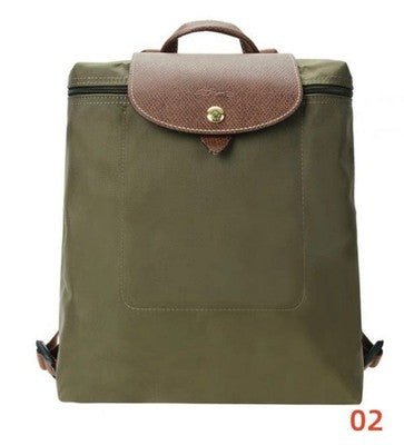 see description 5colors Longchamp Le Pliage M size Backpack Leather Zipper bag