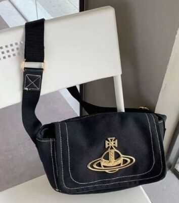 select black or white Vivienne Westwood Edgewear Shoulder Bag Denim NEW