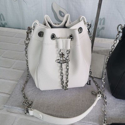 seed description 2colors Vivienne Westwood Shoulder Bag Leather Orb Logo