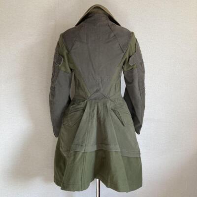 Junya Watanabe Comme des Garcons Reconstructed Coat 06AW Patchwork Men's Khaki