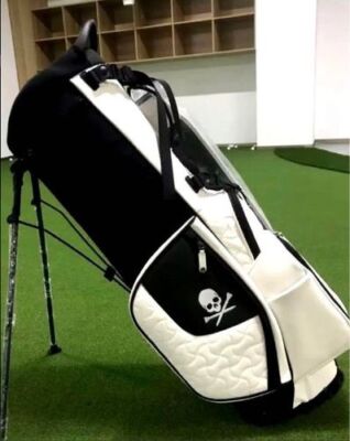 check description chose color G-Four Golf Caddy Bag Stand-type Bag black white