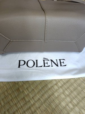 POLENE Gray Shoulder Bag Large Women's Large Capacity Bag Gray