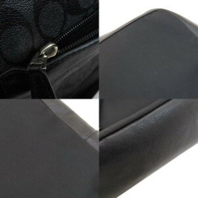 Coach Signature Body Bag Shoulder Bag Black F54787 Used