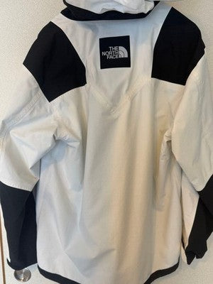 Size M Men NORTH FACE Logo Hoodie Mountain RAGE GTX SHELL PULLOVER Jacket White