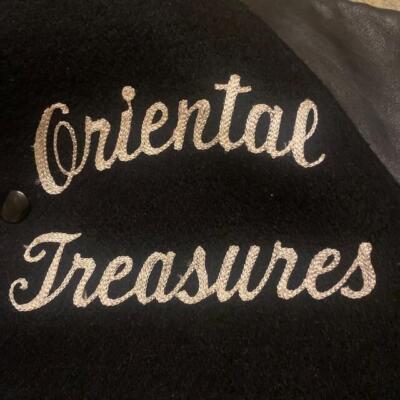 size 36 38 40 WHITESVILLE Award Varsity jacket Men WV10936/937 black tiger Used