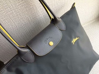 see description 3Size Longchamp Le Pliage Tote Bag Handbag Nylon bag Black