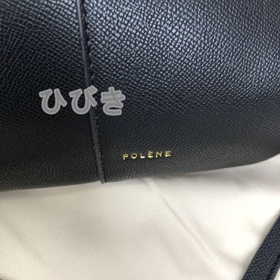 POLENE Black Shoulder Bag Large Women's Large Capacity Bag Black