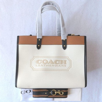 COACH Field Tote 30 In Colorblock With Coach logo Badge Handbag C0777 Outlet New