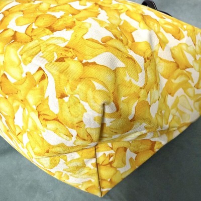 Longchamp Le Pliage L size Tote Bag Handbag Yellow petals Women's fashion