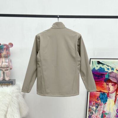 see description 4colors Arcteryx Logo Windproof Stand Collar Long Sleeve Jacket