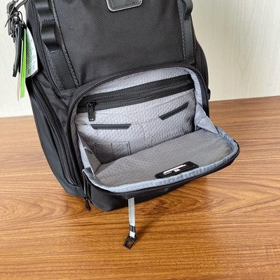 TUMI ALPHA BRAVO "SEARCH" Backpack Black 232789 Outlet Size 43*35*21dp