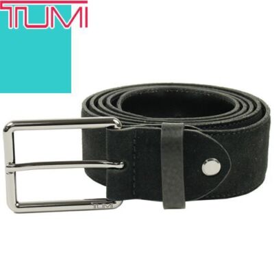 TUMI Leather Belt 2023 Fall/Winter Casual Business Gift Black BELT TU0065