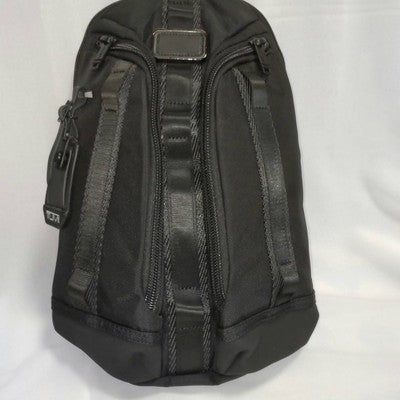 TUMI Night Sling Body Bag 2WAY Compact size magnetic strap Blackdp