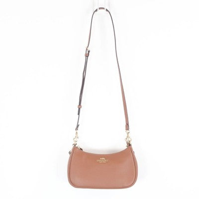 COACH CT843 Teri Shoulder 2way Bag Hand Shoulder bag Women's Brown Leather