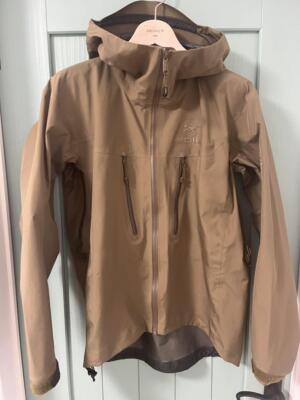 Arc'teryx leaf alpha LT mountain parka men's brown size S