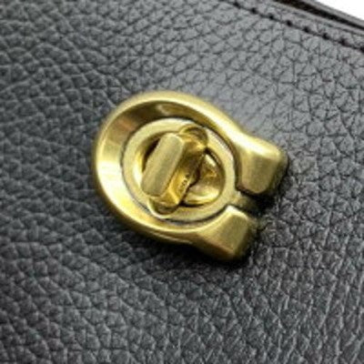 COACH C3916 Black 2way Shoulder Bag Leather Outlet