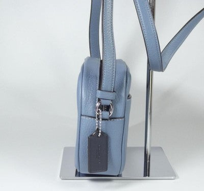 COACH  SVUOI mini jamie camera bag varsity stripe Silver/Indigo Multi CB868
