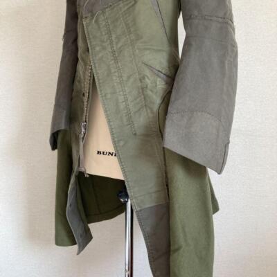 Junya Watanabe Comme des Garcons Reconstructed Coat 06AW Patchwork Men's Khaki