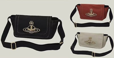 select black or white Vivienne Westwood Edgewear Shoulder Bag Denim NEW