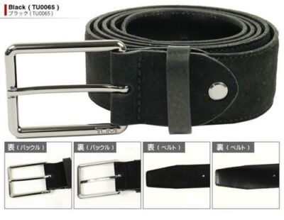TUMI Leather Belt 2023 Fall/Winter Casual Business Gift Black BELT TU0065