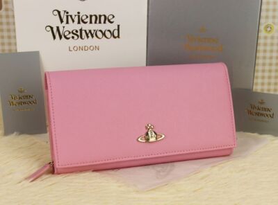 chose 4collors Vivienne Westwood Long Wallet Bi-fold Wallet 64VV406