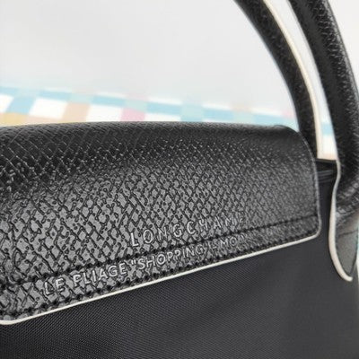 Longchamp Le Pliage S  Tote Bag Handbag collapsible Outlet Black black NEW
