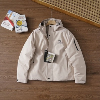 see description 3colors Arcteryx Outdoor Sports Warm Hooded Down Jacket