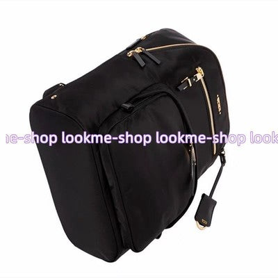 tumi Voyageur Carson women Backpack Black/Gold travel