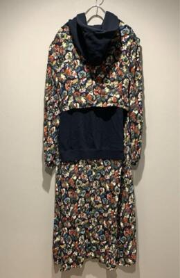 2019AW Junya Watanabe College Parka Floral Docking Dress Good Condition NA