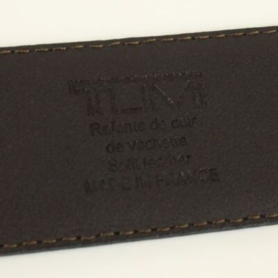 TUMI Leather Belt 2023 Fall/Winter Casual Business Gift Black BELT TU0078