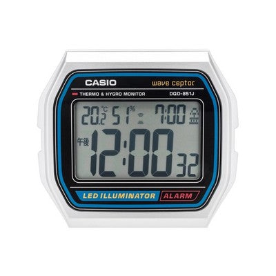 NEW CASIO WAVE CEPTOR A158WA electric wave alarm clock DQD-851J-8JF Japan