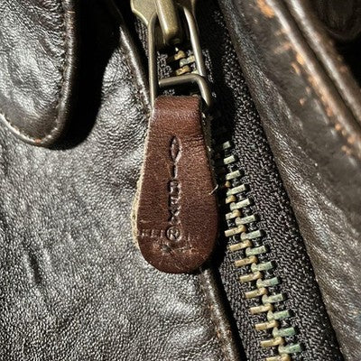 AVIREX A-2 Flight Jacket, Leather jacket L 50th Anniversary Edition Brown