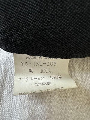 Yohji Yamamoto archive Y's embroidery Spencer jacket sizeS Black designers