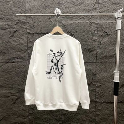 check description size XS-L ARC'TERYX Back Logo Vintage Long Sleeve Sweatshirt