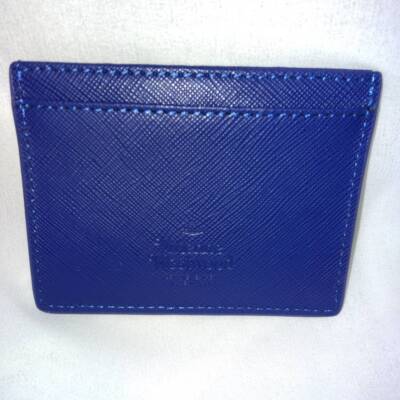 Vivienne Westwood Card Case 933VW168 Wallet Embossed Card Holder Blue