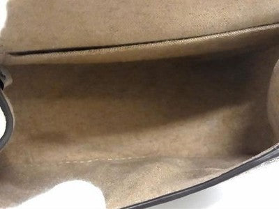 Coach Signature PVC x Leather Chain Mini Shoulder Bag Lime x Brown Canvas