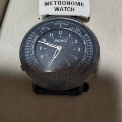 SEIKO Metronome Watch Standard Line SMW004A quartz Water resistant Navy acs