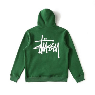 see description size S-XL Stussy Logo Pullover Hooded Sweatshirt Unisex