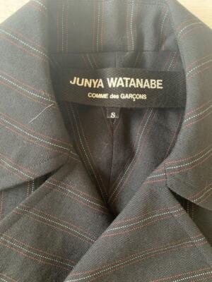 Junya Watanabe Long Jacket Striped Good Condition S Size Women's